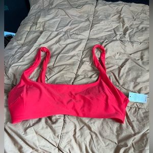 Red bikini top from Aerie.  New with tags. Size medium.
